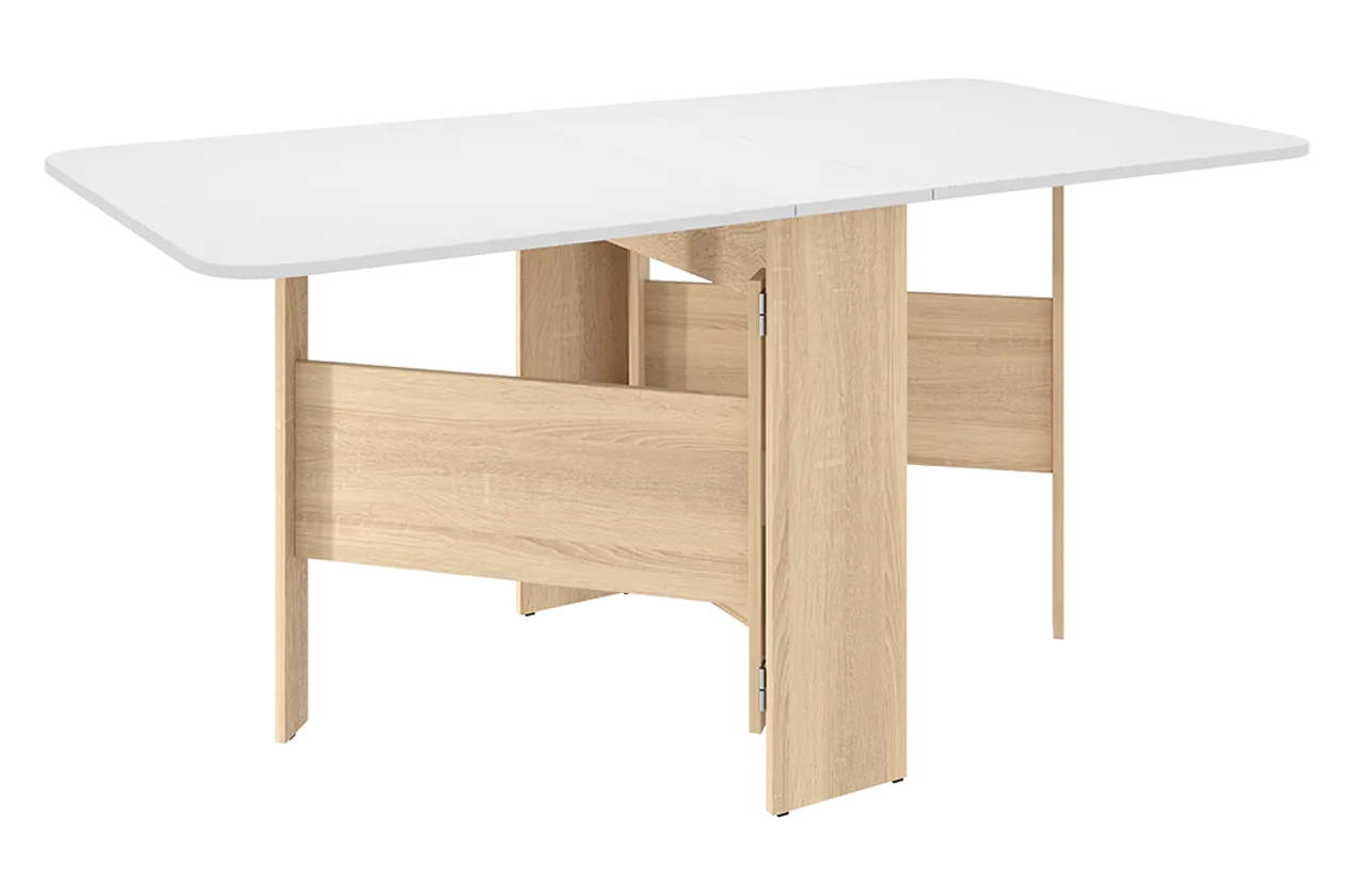 Стол-книжка раскладной Мечта 2 (дуб сонома/белый) в Лангепасе - langepas.mebel-tymen.ru | фото