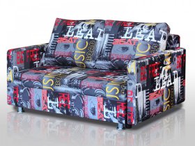 Диван Реал 120 с подлокотниками мьюзик в Лангепасе - langepas.mebel-tymen.ru | фото