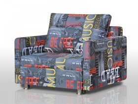 Кресло-кровать Реал 80 с подлокотниками мьюзик в Лангепасе - langepas.mebel-tymen.ru | фото