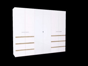 Анона 7 Шкаф для одежды и белья 6-створчатый в Лангепасе - langepas.mebel-tymen.ru | фото