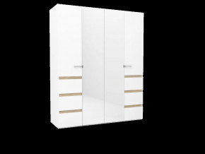 Анона 8 Шкаф для одежды и белья 4-створчатый в Лангепасе - langepas.mebel-tymen.ru | фото