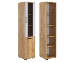 Стеллаж Лайт-2 дуб крафт золотой/белый в Лангепасе - langepas.mebel-tymen.ru | фото