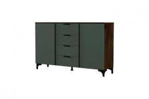 Брента Комод 4 ящика 2 двери Оливковый в Лангепасе - langepas.mebel-tymen.ru | фото