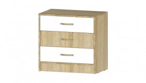 Детская Буратино Комод сонома/белый в Лангепасе - langepas.mebel-tymen.ru | фото