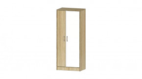 Детская Буратино Шкаф для одежды сонома/белый в Лангепасе - langepas.mebel-tymen.ru | фото