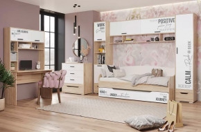 Детская Джуниор, набор №1, дуб сонома/белый в Лангепасе - langepas.mebel-tymen.ru | фото