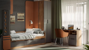 Детская «Хилтон» Дуб Крафт золотой, Графит матовый в Лангепасе - langepas.mebel-tymen.ru | фото