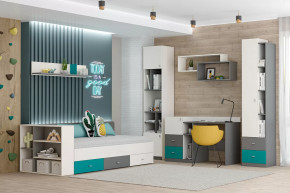 Детская Клео ОК-2, графит, миндаль, океан Диал в Лангепасе - langepas.mebel-tymen.ru | фото