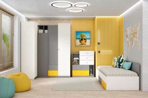 Детская Клео С-3, графит, миндаль, солнечный Диал в Лангепасе - langepas.mebel-tymen.ru | фото