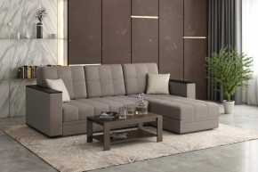 Диван АТЛАНТ угловой без столика Капри 13 кофе в Лангепасе - langepas.mebel-tymen.ru | фото