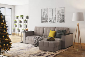 Диван АТЛАНТ угловой со столиком Капри 4 бежевый в Лангепасе - langepas.mebel-tymen.ru | фото