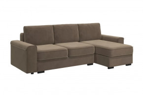 Диван-кровать угловой "Леон" серо-бежевый в Лангепасе - langepas.mebel-tymen.ru | фото