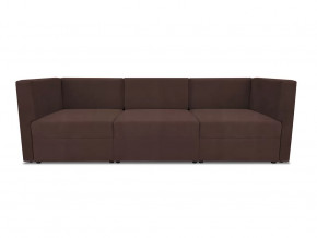 Диван модульный прямой Бергамо три секции Dream Chocolate кат. 3 в Лангепасе - langepas.mebel-tymen.ru | фото