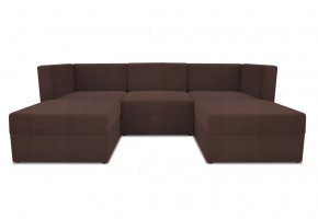 Диван модульный угловой Бергамо пять секций Dream Chocolate кат. 3 в Лангепасе - langepas.mebel-tymen.ru | фото