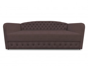 Диван-софа Гарвард-2 с каретной стяжкой Bingo Chocolate кат.1 в Лангепасе - langepas.mebel-tymen.ru | фото