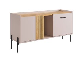 Тумба Доминика кашемир/дуб крафт золотой в Лангепасе - langepas.mebel-tymen.ru | фото