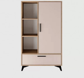 ЕВА Буфет 800 1С1Я (ш800*г411*в1351мм), Сатин в Лангепасе - langepas.mebel-tymen.ru | фото