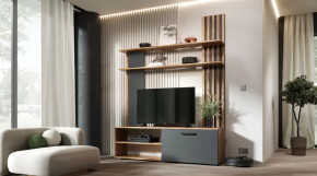 Гостиная Каролина Дуб Вотан/Графит в Лангепасе - langepas.mebel-tymen.ru | фото