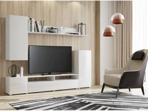 Гостиная Лира МДФ белый глянец в Лангепасе - langepas.mebel-tymen.ru | фото