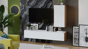 Гостиная «Порто» №5 Яблоня Беллуно, Белый софт в Лангепасе - langepas.mebel-tymen.ru | фото