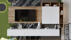 Гостиная «Порто» №6 Яблоня Беллуно, Белый софт в Лангепасе - langepas.mebel-tymen.ru | фото