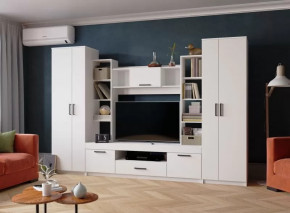 Гостиная СИДНЕЙ-2 (ш3000*г470*в2000мм), ЛДСП Белый в Лангепасе - langepas.mebel-tymen.ru | фото