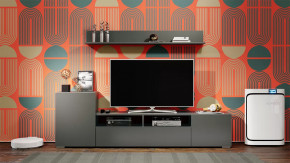 Гостиная «Сильвия» Серый в Лангепасе - langepas.mebel-tymen.ru | фото