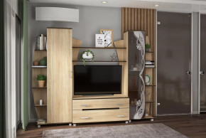 Гостиная Тиана-3 (Дуб Сонома) в Лангепасе - langepas.mebel-tymen.ru | фото