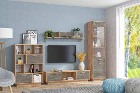 Гостиная Эго, набор №КТ-1, дуб крафт золотой/камень темный Диал в Лангепасе - langepas.mebel-tymen.ru | фото