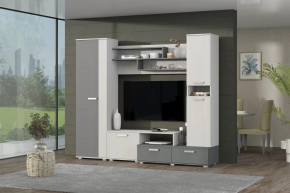 Гостиная Юна Анкор светлый/Графит в Лангепасе - langepas.mebel-tymen.ru | фото