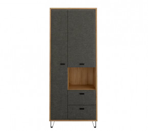 GRACE шкаф REG2D2S (Дуб наварра/Графит) в Лангепасе - langepas.mebel-tymen.ru | фото