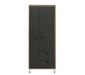 GRACE шкаф SZF2D2S (Дуб наварра/Графит) в Лангепасе - langepas.mebel-tymen.ru | фото