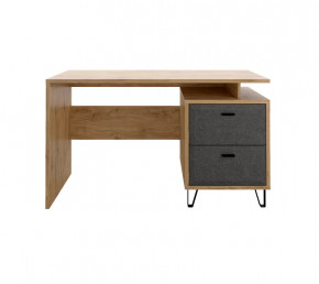 GRACE стол письменный BIU2S  (Дуб наварра/Графит) в Лангепасе - langepas.mebel-tymen.ru | фото