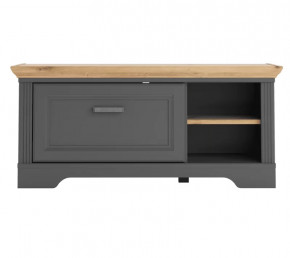 JASMIN тумба KOM1S (Графит/ Дуб артизан ) в Лангепасе - langepas.mebel-tymen.ru | фото