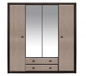 КОЕН шкаф с зеркалом SZF4D2S (Венге/Штрокс) в Лангепасе - langepas.mebel-tymen.ru | фото