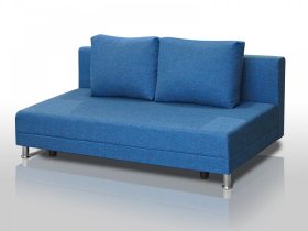 Диван Комфорт Лайт без подлокотников 2 подушки denim в Лангепасе - langepas.mebel-tymen.ru | фото