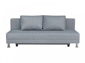 Диван Комфорт Лайт без подлокотников 2 подушки грей в Лангепасе - langepas.mebel-tymen.ru | фото