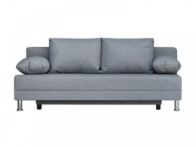 Диван Комфорт без подлокотников 4 подушки грей в Лангепасе - langepas.mebel-tymen.ru | фото