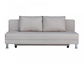 Диван Комфорт Лайт без подлокотников 2 подушки кэмел в Лангепасе - langepas.mebel-tymen.ru | фото