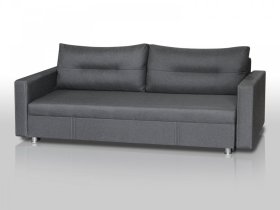Диван Комфорт с прямыми подлокотниками графит в Лангепасе - langepas.mebel-tymen.ru | фото