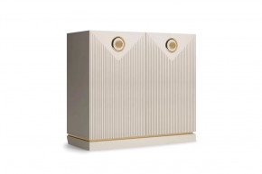 Комод 2-дверный "Капри" Сатин/Сатин в Лангепасе - langepas.mebel-tymen.ru | фото