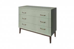 Комод 3 ящика Гориция Зелёный самшит в Лангепасе - langepas.mebel-tymen.ru | фото