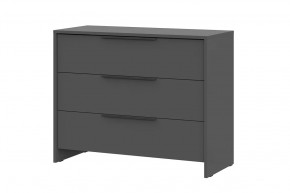 Комод 3 ящика Камелия 1 Серия 2, графит в Лангепасе - langepas.mebel-tymen.ru | фото