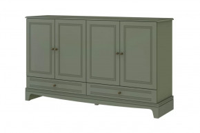 Комод 4 двери + 2 ящика Лорето Лак Зелёный самшит в Лангепасе - langepas.mebel-tymen.ru | фото