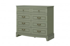 Комод 8 ящиков Лорето Лак Зелёный самшит в Лангепасе - langepas.mebel-tymen.ru | фото