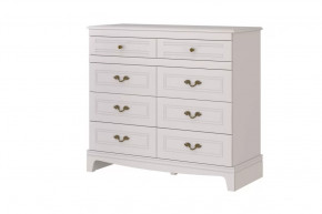 Комод 8 ящиков Лорето Персидский жемчуг/Лак Льняной в Лангепасе - langepas.mebel-tymen.ru | фото