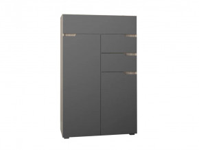 Комод Анталия Сонома-Графит софт в Лангепасе - langepas.mebel-tymen.ru | фото