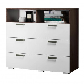 Комод Азаро венге/белый глянец в Лангепасе - langepas.mebel-tymen.ru | фото