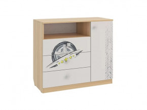 Комод Форсаж дуб сонома/белый в Лангепасе - langepas.mebel-tymen.ru | фото