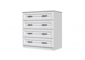 Комод "Кантри" 4 ящика, белый в Лангепасе - langepas.mebel-tymen.ru | фото